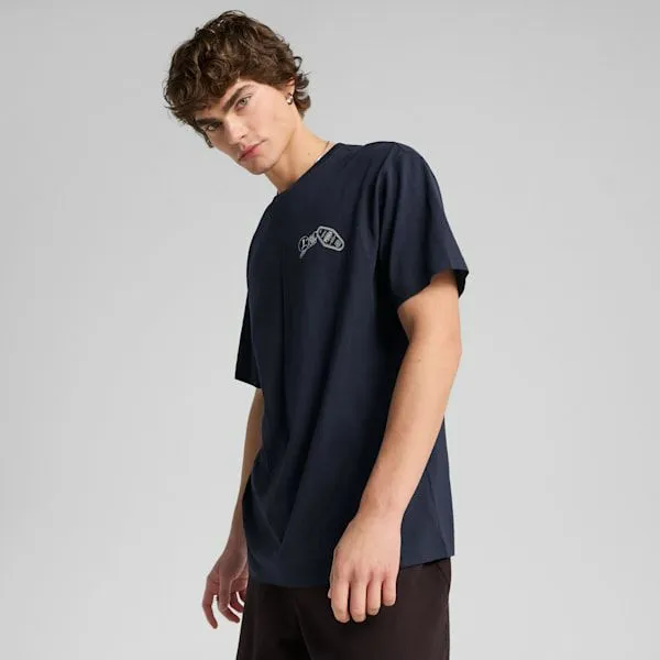 Puma TShirts and Tops GRAPHICS Hotel 039s Relaxed Tee New Navy 8211 Men