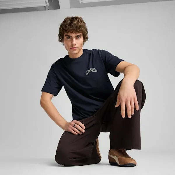 Puma TShirts and Tops GRAPHICS Hotel 039s Relaxed Tee New Navy 8211 Men