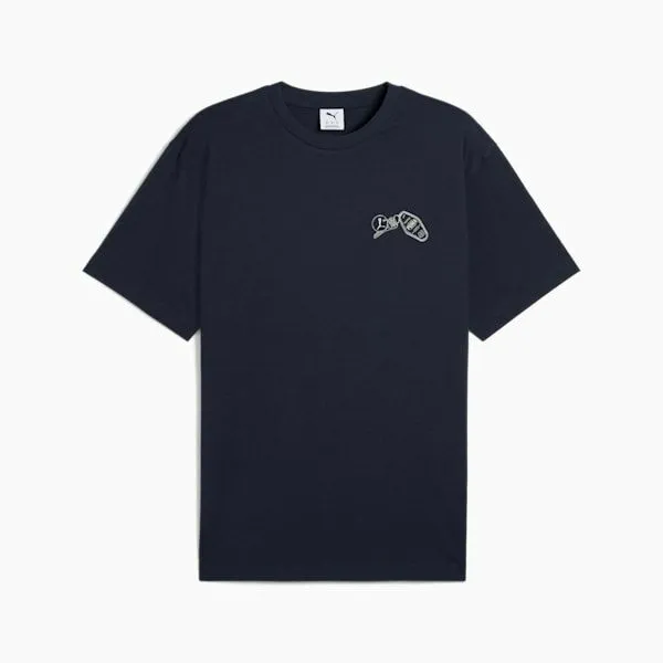 Puma TShirts and Tops GRAPHICS Hotel 039s Relaxed Tee New Navy 8211 Men