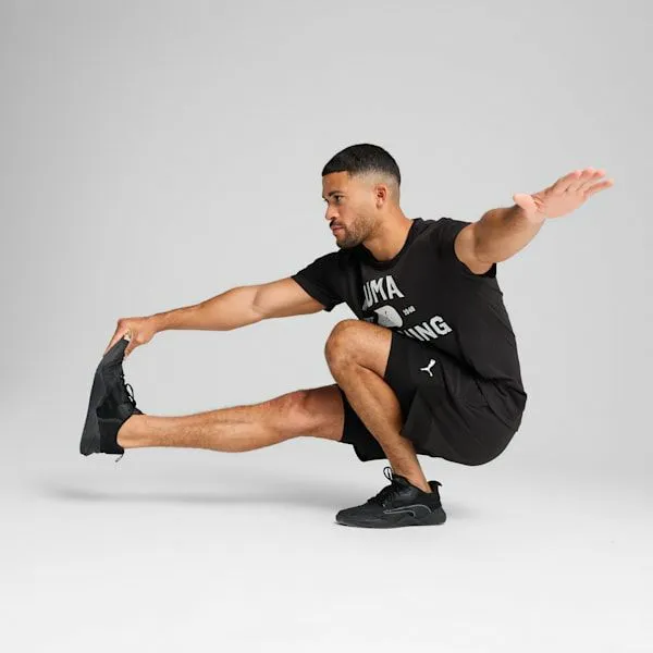 Puma TShirts and Tops GRAPHICS Logo 039s Relaxed Training Tee Puma Black 8211 Men Puma TShirts and Tops GRAPHICS Logo 039s Relaxed Training Tee Puma Black 8211 Men