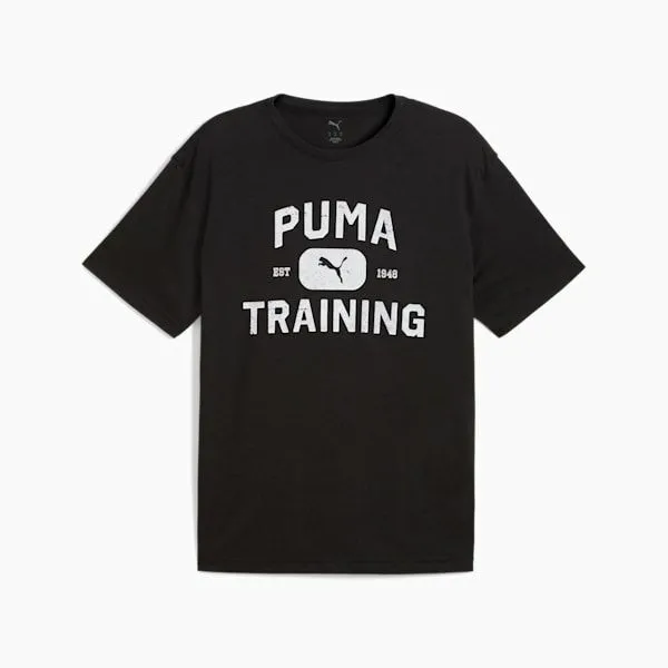 Puma TShirts and Tops GRAPHICS Logo 039s Relaxed Training Tee Puma Black 8211 Men Puma TShirts and Tops GRAPHICS Logo 039s Relaxed Training Tee Puma Black 8211 Men