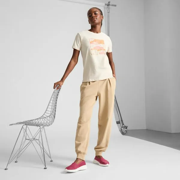 Puma TShirts and Tops GRAPHICS Mountain 039s Tee Alpine Snow 8211 Women