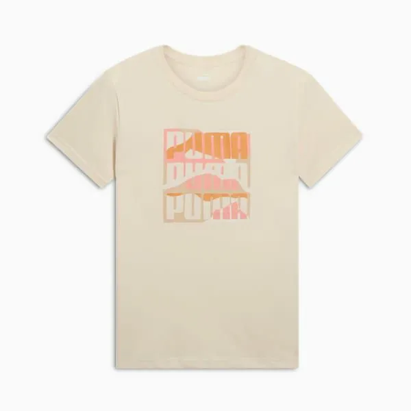 Puma TShirts and Tops GRAPHICS Mountain 039s Tee Alpine Snow 8211 Women