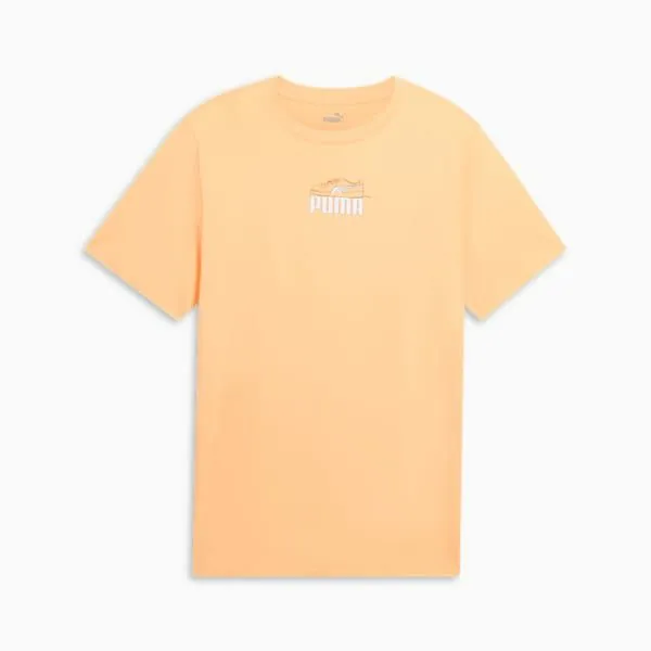 Puma TShirts and Tops GRAPHICS Shoe 039s Tee Almost Apricot 8211 Men