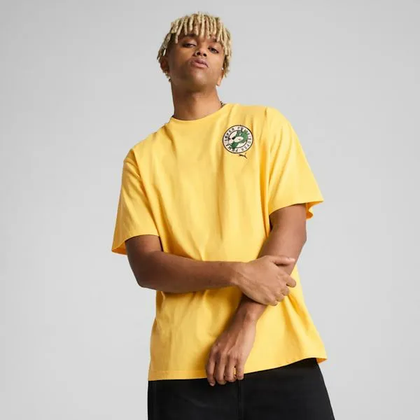 Puma TShirts and Tops GRAPHICS Super PUMA 039s Relaxed Tee Sunny Yellow 8211 Men Puma TShirts and Tops GRAPHICS Super PUMA 039s Relaxed Tee Sunny Yellow 8211 Men