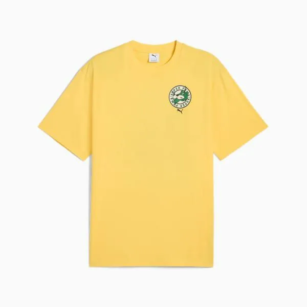 Puma TShirts and Tops GRAPHICS Super PUMA 039s Relaxed Tee Sunny Yellow 8211 Men Puma TShirts and Tops GRAPHICS Super PUMA 039s Relaxed Tee Sunny Yellow 8211 Men
