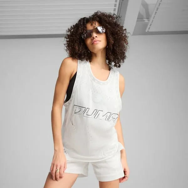 Puma TShirts and Tops JerSHE 039s Basketball Jersey Puma Whiteaop 8211 Women