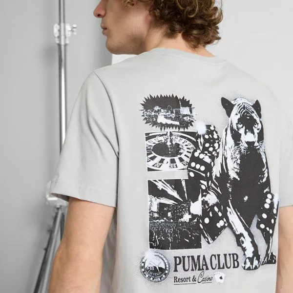 Puma TShirts and Tops Las Vegas Casino 039s Graphic Tee Flat Light Gray 8211 Men Puma TShirts and Tops Las Vegas Casino 039s Graphic Tee Flat Light Gray 8211 Men