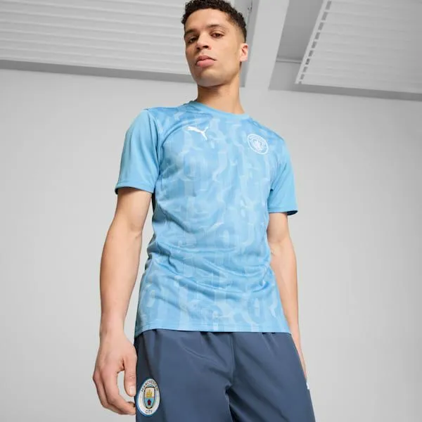 Puma TShirts and Tops Manchester City PreMatch 039s Soccer Jersey Team Light Bluepuma White 8211 Men Puma TShirts and Tops Manchester City PreMatch 039s Soccer Jersey Team Light Bluepuma White 8211 Men