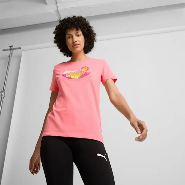 Puma TShirts and Tops Nature 039s Tee Passionfruit 8211 Women