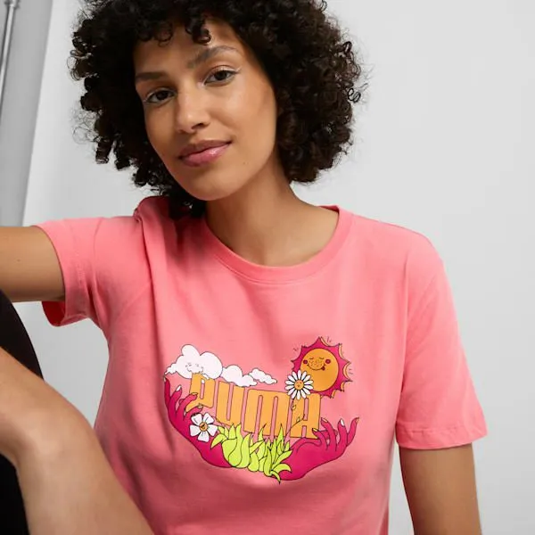 Puma TShirts and Tops Nature 039s Tee Passionfruit 8211 Women