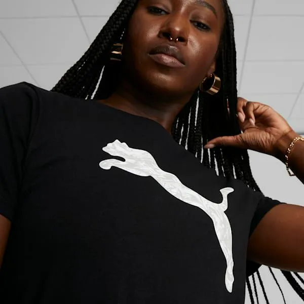 Puma TShirts and Tops Power Fill Cat 039s Tee Puma Black 8211 Women