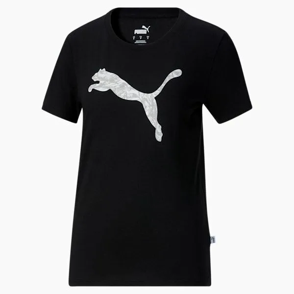 Puma TShirts and Tops Power Fill Cat 039s Tee Puma Black 8211 Women