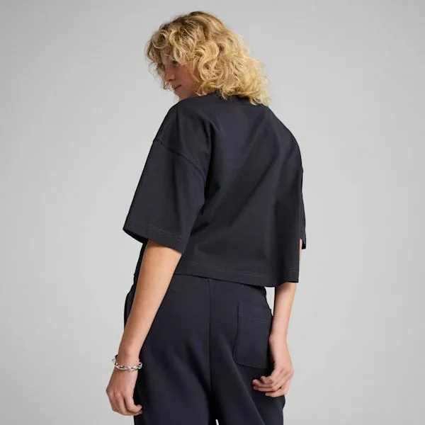 Puma TShirts and Tops Premium Essentials 039s Oversized Graphic Tee New Navy 8211 Women Puma TShirts and Tops Premium Essentials 039s Oversized Graphic Tee New Navy 8211 Women