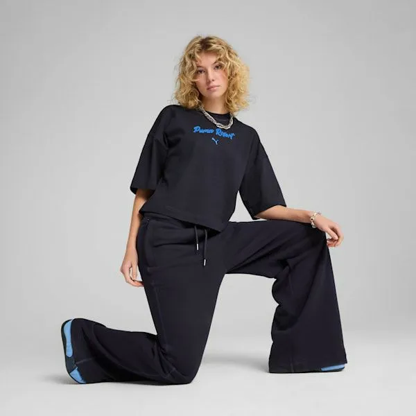 Puma TShirts and Tops Premium Essentials 039s Oversized Graphic Tee New Navy 8211 Women Puma TShirts and Tops Premium Essentials 039s Oversized Graphic Tee New Navy 8211 Women