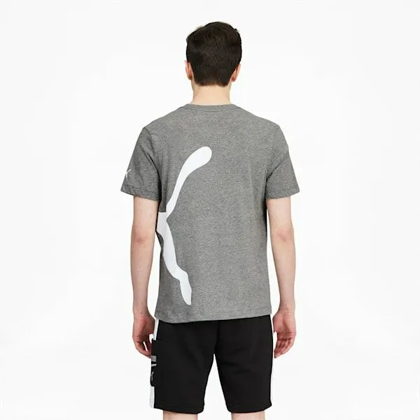 Puma TShirts and Tops PUMA Oversized Logo 039s Tee Medium Gray Heather 8211 Men Puma TShirts and Tops PUMA Oversized Logo 039s Tee Medium Gray Heather 8211 Men