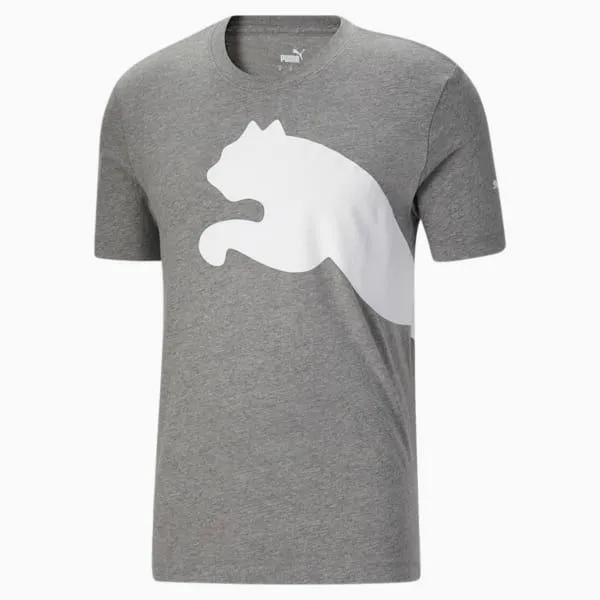 Puma TShirts and Tops PUMA Oversized Logo 039s Tee Medium Gray Heather 8211 Men Puma TShirts and Tops PUMA Oversized Logo 039s Tee Medium Gray Heather 8211 Men