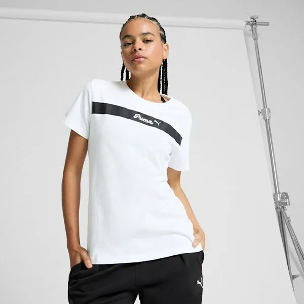 Puma TShirts and Tops PUMA Upfront Line 039s Tee Puma White 8211 Women