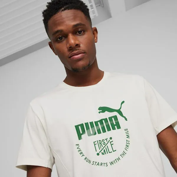 Puma TShirts and Tops PUMA X FIRST MILE 039s Running Tee Vapor Gray 8211 Men Puma TShirts and Tops PUMA X FIRST MILE 039s Running Tee Vapor Gray 8211 Men
