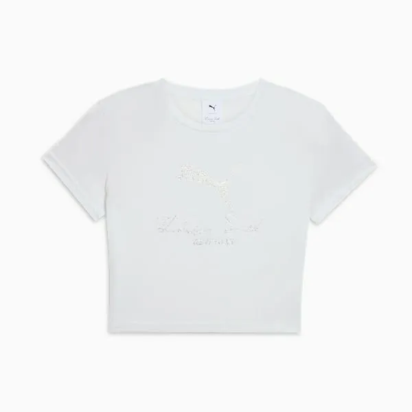 Puma TShirts and Tops PUMA X LAQUAN SMITH 039s Baby Tee Puma White 8211 Women Puma TShirts and Tops PUMA X LAQUAN SMITH 039s Baby Tee Puma White 8211 Women