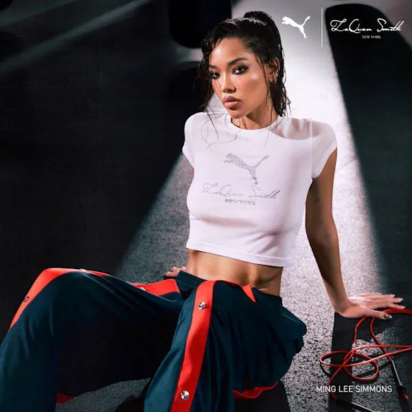 Puma TShirts and Tops PUMA X LAQUAN SMITH 039s Baby Tee Puma White 8211 Women Puma TShirts and Tops PUMA X LAQUAN SMITH 039s Baby Tee Puma White 8211 Women