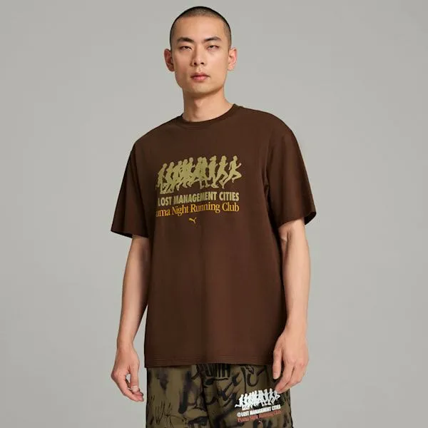 Puma TShirts and Tops PUMA X LMC 039s Graphic Tee Espresso Brown 8211 Men