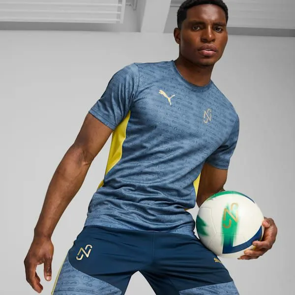 Puma TShirts and Tops PUMA X NEYMAR 034BNA034 039s Soccer Jersey Blue Horizonpel Yellow 8211 Men