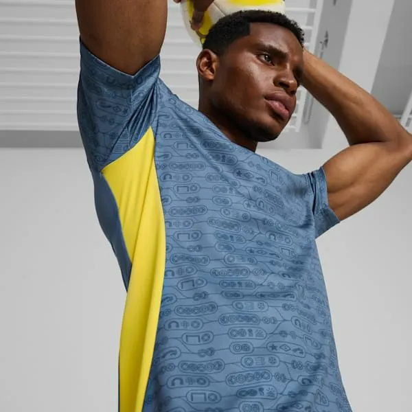Puma TShirts and Tops PUMA X NEYMAR 034BNA034 039s Soccer Jersey Blue Horizonpel Yellow 8211 Men Puma TShirts and Tops PUMA X NEYMAR 034BNA034 039s Soccer Jersey Blue Horizonpel Yellow 8211 Men