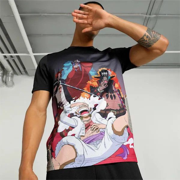 Puma TShirts and Tops PUMA X ONE PIECE 039s Patterned Tee Puma Black 8211 Men Puma TShirts and Tops PUMA X ONE PIECE 039s Patterned Tee Puma Black 8211 Men
