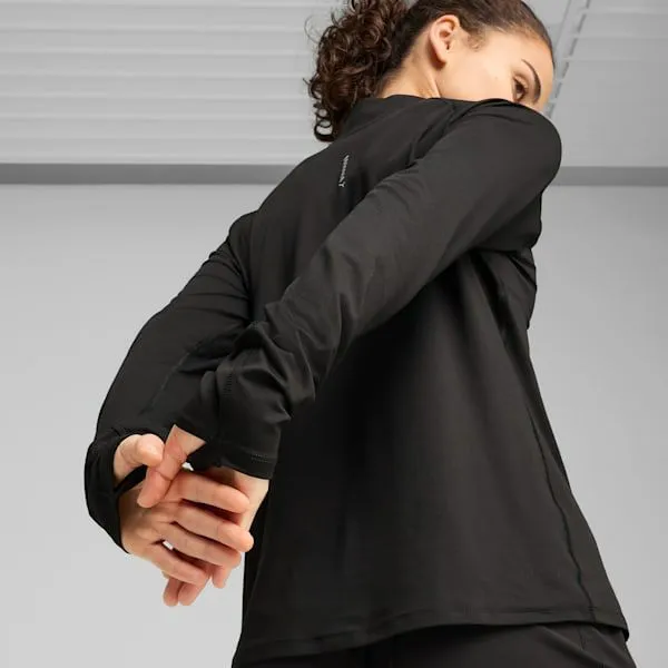 Puma TShirts and Tops RUN VELOCITY CLOUDSPUN 039s 14 Zip Puma Black 8211 Women Puma TShirts and Tops RUN VELOCITY CLOUDSPUN 039s 14 Zip Puma Black 8211 Women