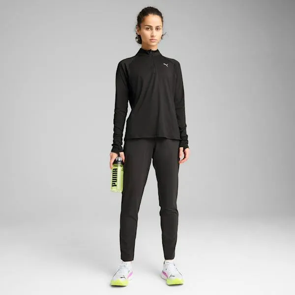 Puma TShirts and Tops RUN VELOCITY CLOUDSPUN 039s 14 Zip Puma Black 8211 Women Puma TShirts and Tops RUN VELOCITY CLOUDSPUN 039s 14 Zip Puma Black 8211 Women