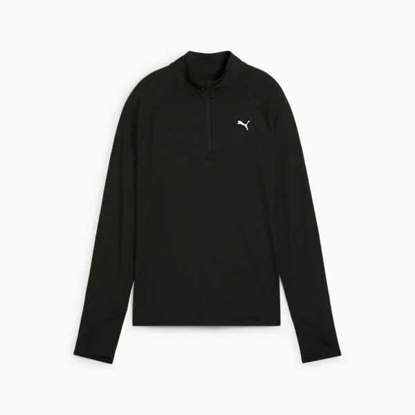 Puma TShirts and Tops RUN VELOCITY CLOUDSPUN 039s 14 Zip Puma Black 8211 Women Puma TShirts and Tops RUN VELOCITY CLOUDSPUN 039s 14 Zip Puma Black 8211 Women