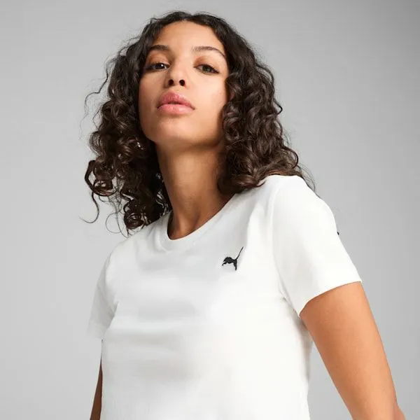 Puma TShirts and Tops Wardrobe Essentials 039s Baby Tee Puma White 8211 Women Puma TShirts and Tops Wardrobe Essentials 039s Baby Tee Puma White 8211 Women