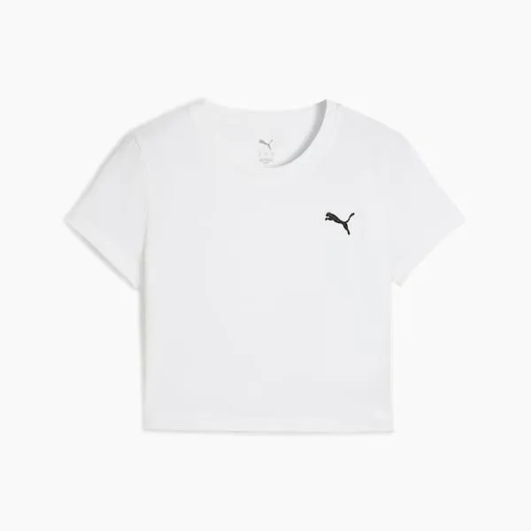 Puma TShirts and Tops Wardrobe Essentials 039s Baby Tee Puma White 8211 Women Puma TShirts and Tops Wardrobe Essentials 039s Baby Tee Puma White 8211 Women