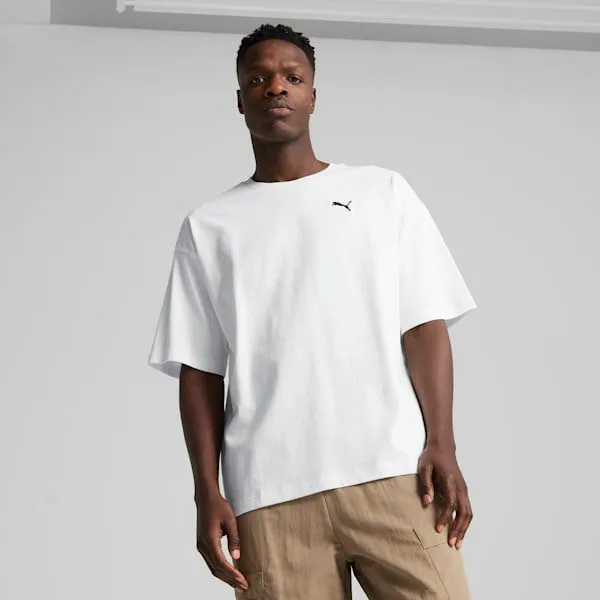 Puma TShirts and Tops WARDROBE ESSENTIALS 039s Oversized Tee Puma White 8211 Men Puma TShirts and Tops WARDROBE ESSENTIALS 039s Oversized Tee Puma White 8211 Men