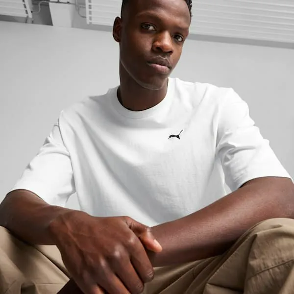 Puma TShirts and Tops WARDROBE ESSENTIALS 039s Oversized Tee Puma White 8211 Men Puma TShirts and Tops WARDROBE ESSENTIALS 039s Oversized Tee Puma White 8211 Men