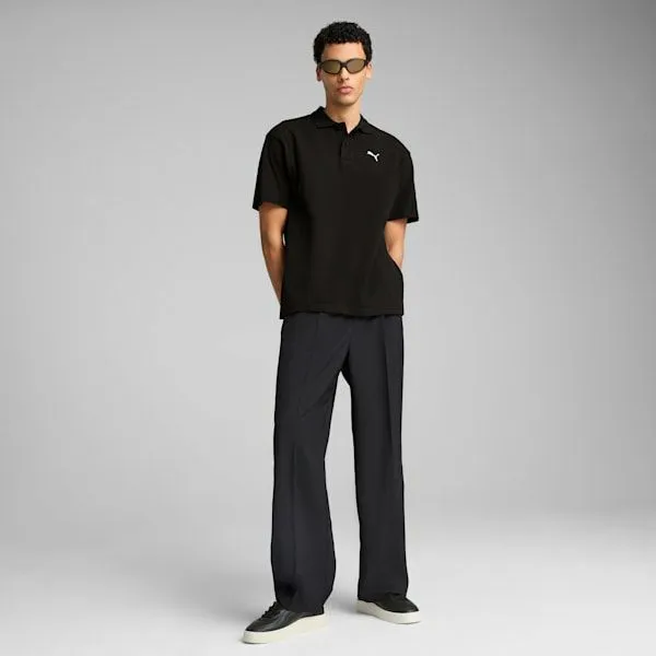 Puma TShirts and Tops WARDROBE ESSENTIALS 039s Pique Relaxed Polo Puma Black 8211 Men Puma TShirts and Tops WARDROBE ESSENTIALS 039s Pique Relaxed Polo Puma Black 8211 Men