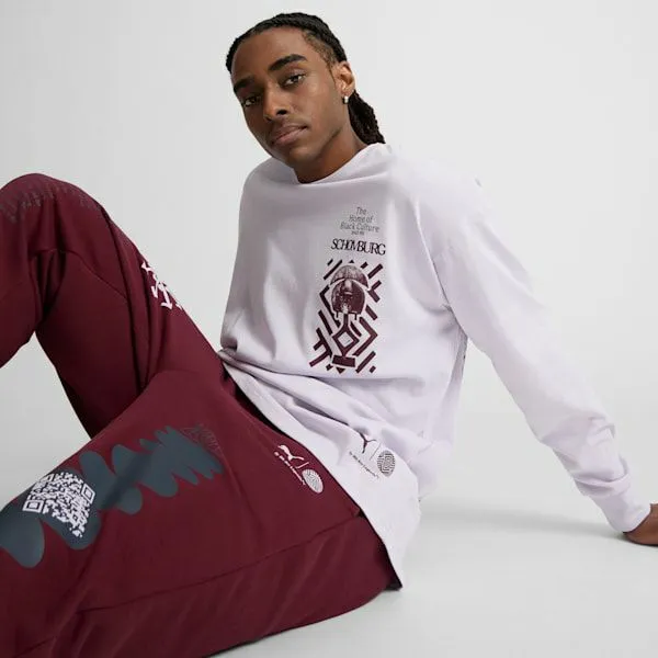 Puma TShirts and Tops We Are Legends X Schomburg 039s Long Sleeve Tee Spring Lavender 8211 Men Puma TShirts and Tops We Are Legends X Schomburg 039s Long Sleeve Tee Spring Lavender 8211 Men