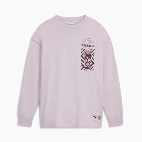 Puma TShirts and Tops We Are Legends X Schomburg 039s Long Sleeve Tee Spring Lavender 8211 Men Puma TShirts and Tops We Are Legends X Schomburg 039s Long Sleeve Tee Spring Lavender 8211 Men