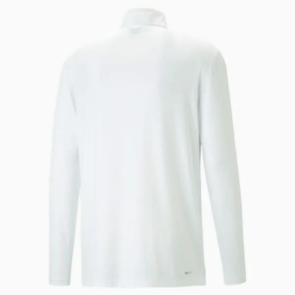 Puma TShirts and Tops YouV 039s QuarterZip Pullover Bright White 8211 Men