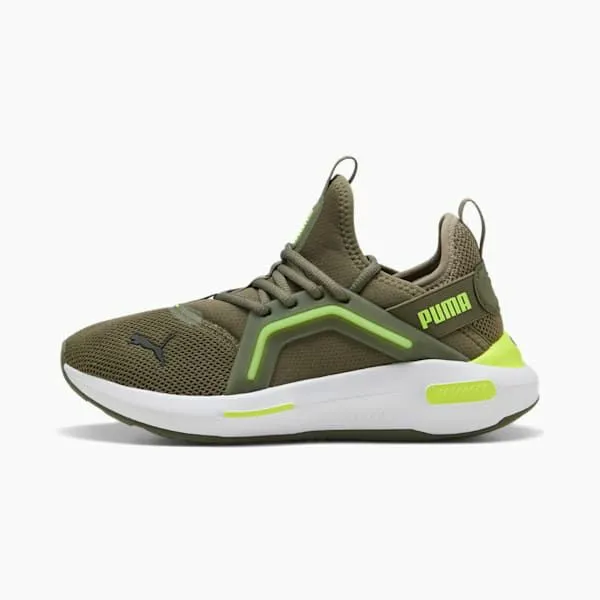 Puma Training and Gym Softride Enzo 5 039s Road Running Shoes Loden Greenyellow Alert 8211 Men Puma Training and Gym Softride Enzo 5 039s Road Running Shoes Loden Greenyellow Alert 8211 Men