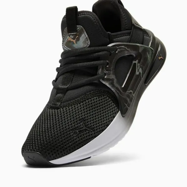 Puma Training and Gym Softride Enzo Evo Geode Glow Wide 039s Wide Road Running Shoes Puma Blackpuma Gold 8211 Women Puma Training and Gym Softride Enzo Evo Geode Glow Wide 039s Wide Road Running Shoes Puma Blackpuma Gold 8211 Women
