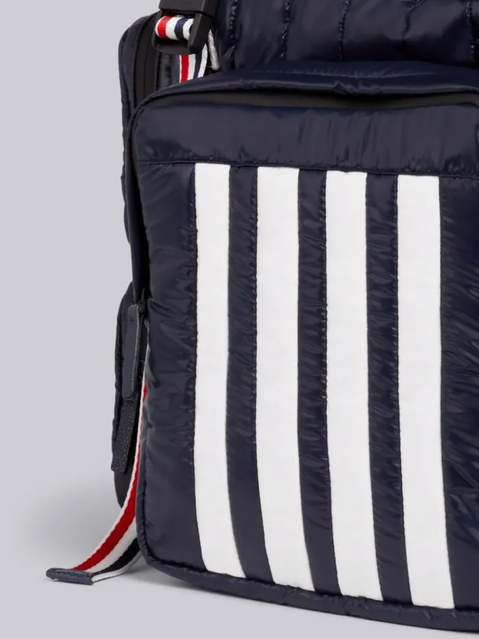 Quilted Ripstop Tricolor Webbing Handles 4bar Backpack Navy WomenMen Thom Browne Backpacks and Bumbags Quilted Ripstop Tricolor Webbing Handles 4bar Backpack Navy WomenMen Thom Browne Backpacks and Bumbags