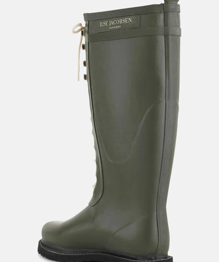 Rainboots Ilse Jacobsen Rainboots Long Long Rubber Boots 8211 Army