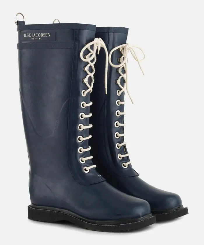 Rainboots Ilse Jacobsen Rainboots Long Long Rubber Boots 8211 Dark Indigo
