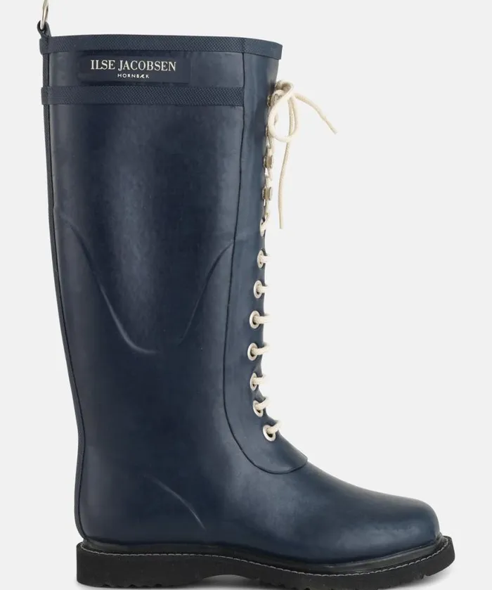 Rainboots Ilse Jacobsen Rainboots Long Long Rubber Boots 8211 Dark Indigo