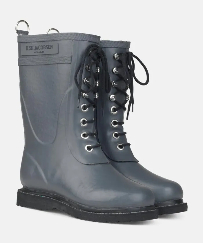 Rainboots Ilse Jacobsen Rainboots Medium 34 Rubber Boots 8211 Grey