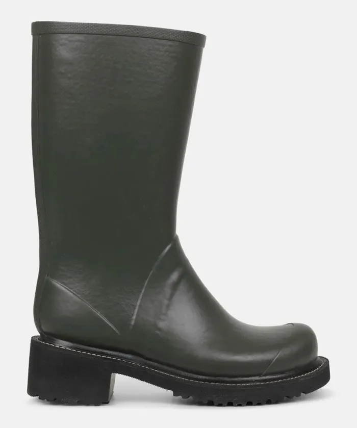 Rainboots Ilse Jacobsen Rainboots Medium 34 Rubber Boots With Zip 8211 Army