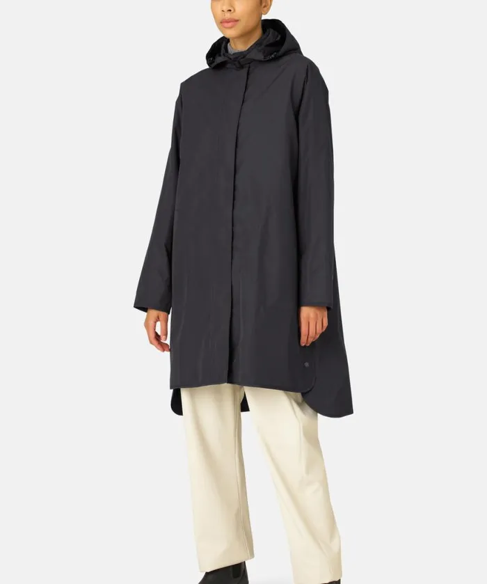 Rainwear Ilse Jacobsen Raincoats Long Raincoat 8211 Black