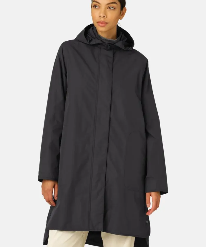 Rainwear Ilse Jacobsen Raincoats Long Raincoat 8211 Black